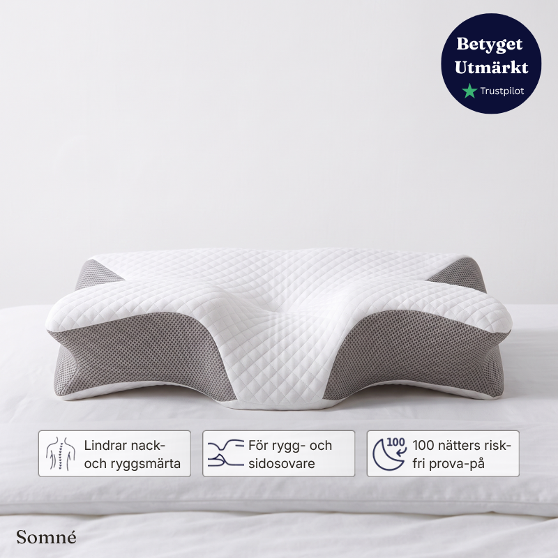 SOMNÉ® Nackavlastande Konturkudde - Sidosovarens kudde för nacke & axlar
